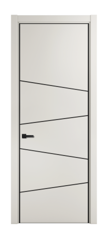 Дверь межкомнатная Слот 10-004 Цвет Лайт Грей Покрытие ПВХ SOFT (ПЭТ) Наличник L 75 Цена 38141