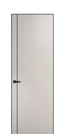 Дверь межкомнатная Слот 10-011 Цвет Ясень Дымчатый Покрытие ЭМАЛИ Шпон крашеный Наличник Скрытый короб хром Цена 43550