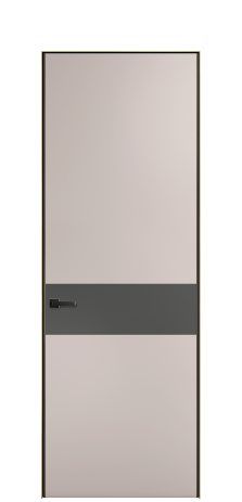 Дверь межкомнатная Дуэт 11 Цвет Пудра Покрытие ЭМАЛИ Эмаль Наличник Скрытый короб золото Цена 55213