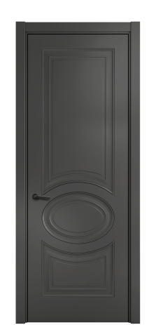 Дверь межкомнатная Элеганс 5 Цвет Антрацит Покрытие ЭМАЛИ Эмаль Наличник L 75 Цена 50118