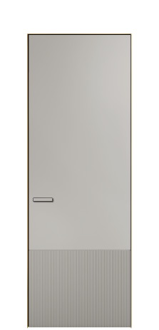 Дверь межкомнатная Бриз 2 Цвет Серый Шелк Покрытие ЭМАЛИ Эмаль Наличник Скрытый короб золото Цена 63935
