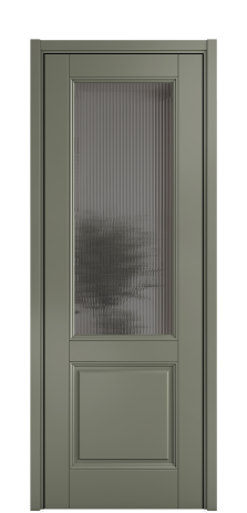 Дверь межкомнатная Савона Слот 2 Цвет Зеленый Покрытие ЭМАЛИ Эмаль Наличник L 50 Цена 66210