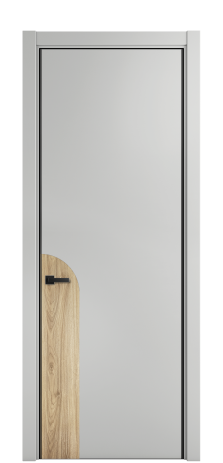Дверь межкомнатная Дуэт 20 Цвет Телегрей Покрытие ЭМАЛИ Эмаль Наличник L 75 Цена 53556